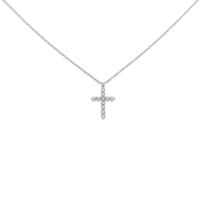 ティファニー クロス ダイヤモンドネックレス