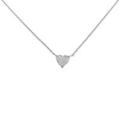 【リメイク】プラチナダイヤモンドネックレス 0．348ct・D・VS2・ハートシェイプ