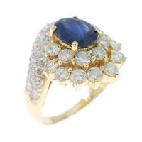 K18YG／K18WG サファイヤリング