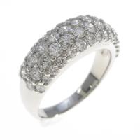 PT ハーフエタニティ パヴェ ダイヤモンドリング