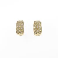 K18YG ダイヤモンドピアス