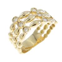 K18YG ダイヤモンドリング