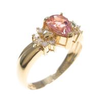 K18YG トルマリンリング