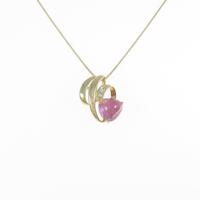 K18YG トルマリンネックレス