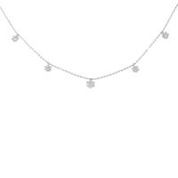 K18WG ダイヤモンドネックレス