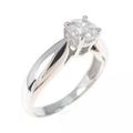 ショーメ プリュム リング 0．41ct・E・VVS2