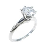 ティファニー クラシックソリティア リング 1．01ct・E・VS1