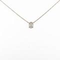 K18PGダイヤモンドネックレス 0．503ct・VLB・VS2・オーバルカット