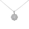 プラチナダイヤモンドネックレス 0．596ct・K・VS2・GOOD