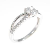 【リメイク】プラチナダイヤモンドリング 0．514ct・VS1・3EXT H＆C