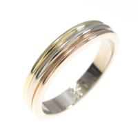 カルティエ スリーゴールド リング