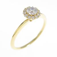 K18YG ダイヤモンドリング