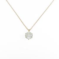 【リメイク】K18YG ダイヤモンドネックレス 1．000ct・M・I1・VG