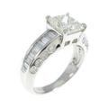 プラチナダイヤモンドリング 1．521ct・M・SI1・プリンセスカット