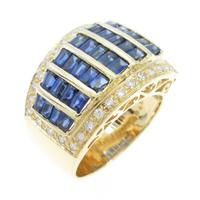 K18YG サファイヤリング