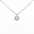 【リメイク】K18PG ダイヤモンドネックレス 1．563ct・J・I1・VG