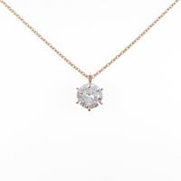 【リメイク】K18PG ダイヤモンドネックレス 1．563ct・J・I1・VG