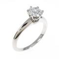 ティファニー クラシックソリティア リング 0．68ct・F・VS1・VG
