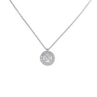 プラチナダイヤモンドネックレス 0．303ct・F・SI2・GOOD