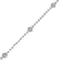 K18WG ダイヤモンドブレスレット