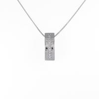 K18WG／K18PG クロス ダイヤモンドネックレス