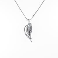 K18WG ダイヤモンドネックレス