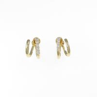 K18YG ダイヤモンドイヤリング