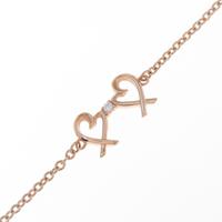 ティファニー ダブルラビングハート ブレスレット