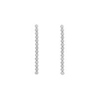 K18WG ダイヤモンドピアス