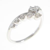 K18WG ダイヤモンドリング