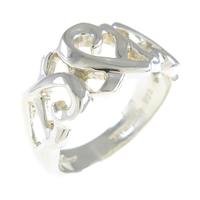 ティファニー トリプルラビングハート リング