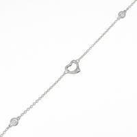 ティファニー バイザヤード オープンハート ブレスレット