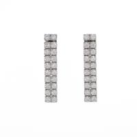 750WG／K14WG ダイヤモンドピアス