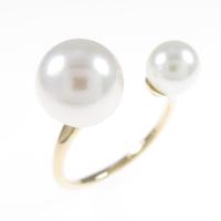 K18YG アコヤパールリング