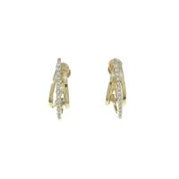 K18YG ダイヤモンドイヤリング