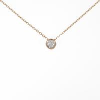 K18PG ダイヤモンドネックレス