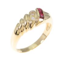 K18YG ルビーリング