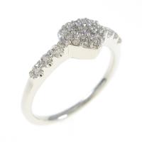 PT ハート ダイヤモンドリング