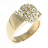 K18YG ダイヤモンドリング