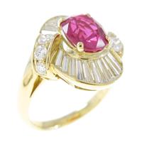 K18YG ルビーリング