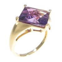 K18YG アメジストリング