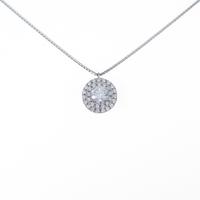 【新品】プラチナダイヤモンドネックレス 0．350ct・F・SI2・VG