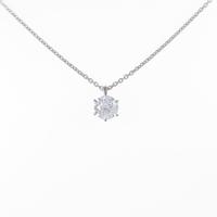 【リメイク】プラチナダイヤモンドネックレス 0．404ct・D・SI1・EXT