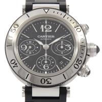 カルティエ W31088U2 パシャシータイマークロノ 自動巻