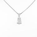 プラチナダイヤモンドネックレス 0．885ct・I・I1・ペアシェイプ