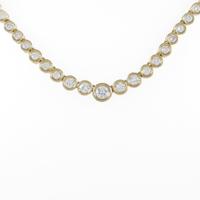 K18YG ダイヤモンドネックレス