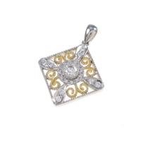 K18YG／K18WG ダイヤモンドペンダント