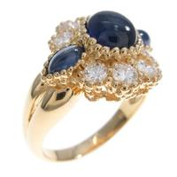 750YG サファイヤリング