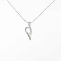 K18WG ダイヤモンドネックレス