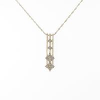 K18YG ダイヤモンドネックレス